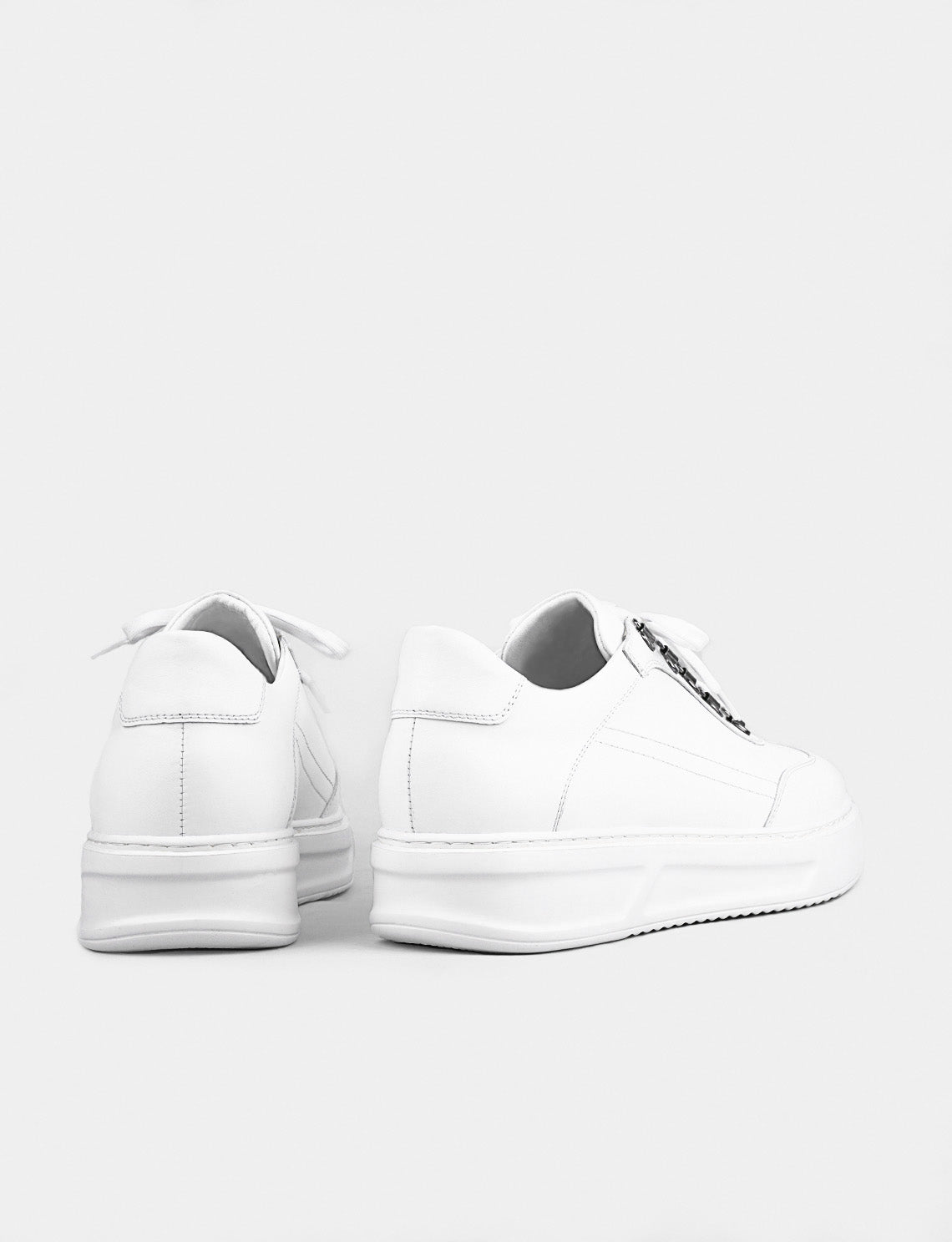 Cabani 5981 Erkek %100 Hakiki Deri Günlük Ayakkabı Beyaz