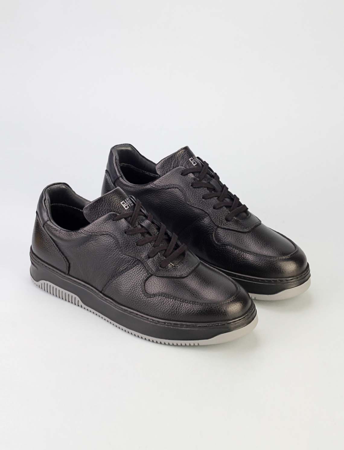 Cabani 508K1521 Erkek %100 Hakiki Deri Sneaker Ayakkabı Siyah