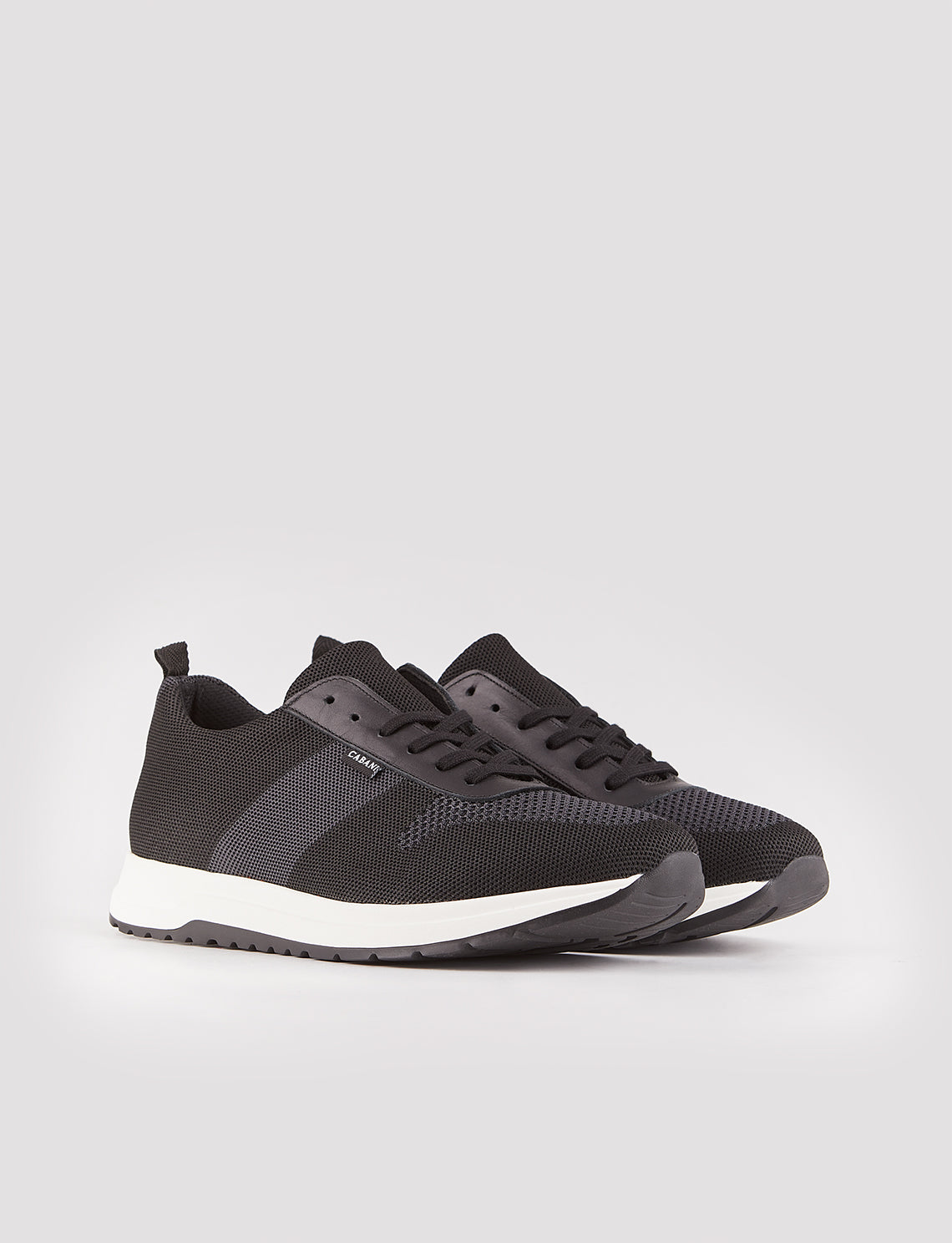 Cabani 520B1553 Erkek Triko Sneaker Ayakkabı Siyah