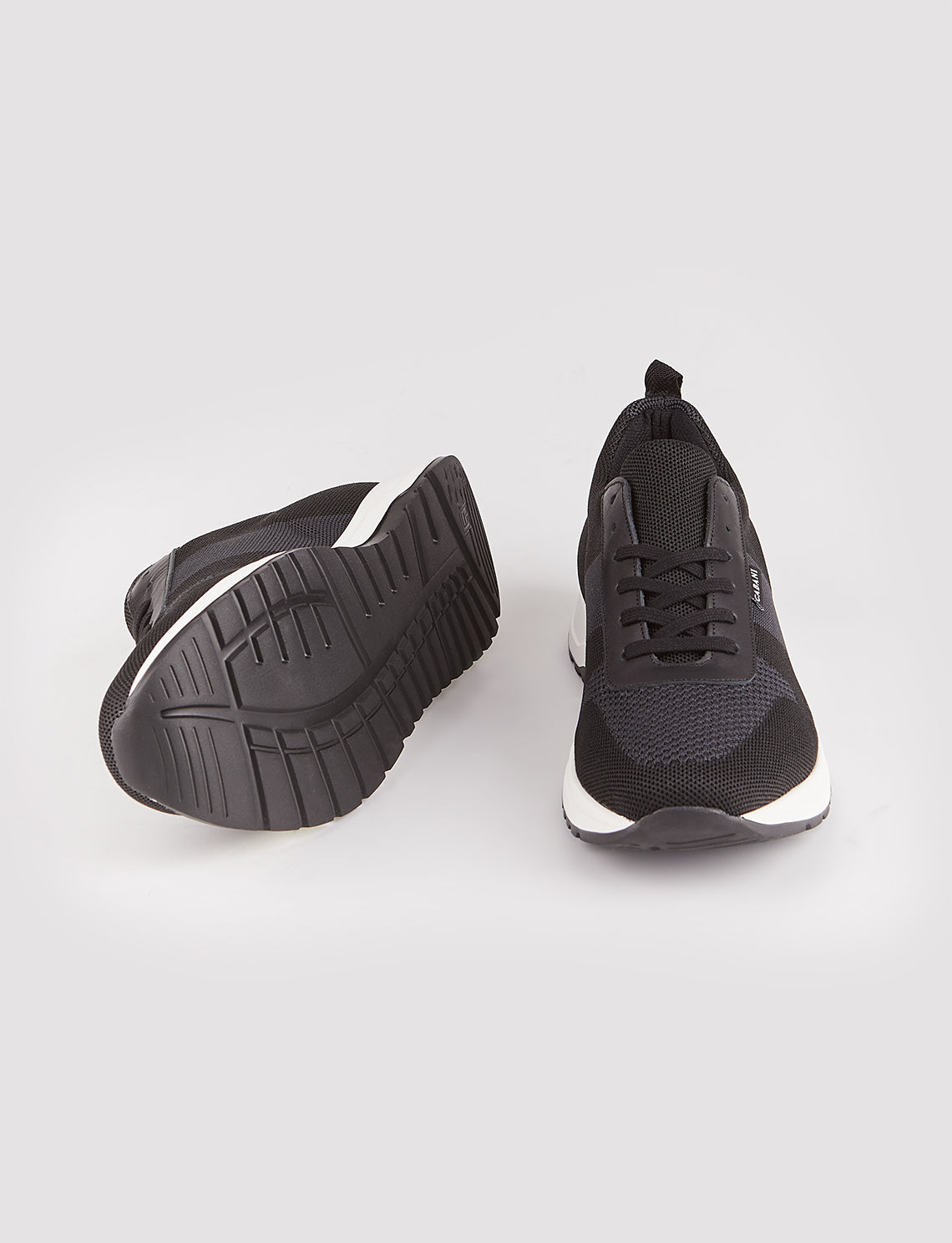 Cabani 520B1553 Erkek Triko Sneaker Ayakkabı Siyah