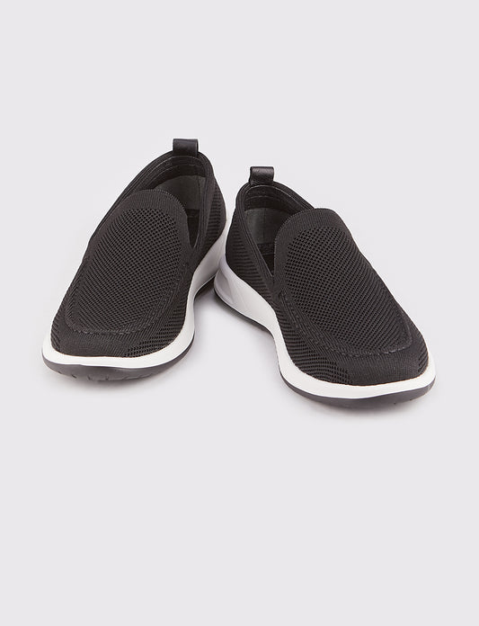 Cabani 861 Erkek Triko Sneaker Ayakkabı Siyah-31