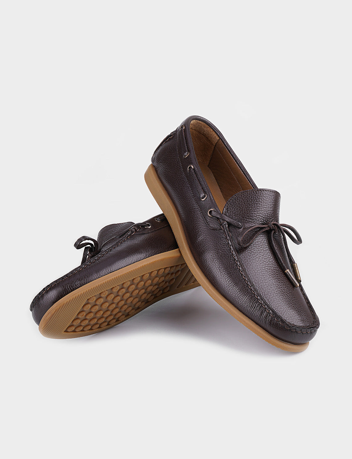 Cabani 531M492 Erkek %100 Hakiki Deri Sneaker Ayakkabı Kahverengi