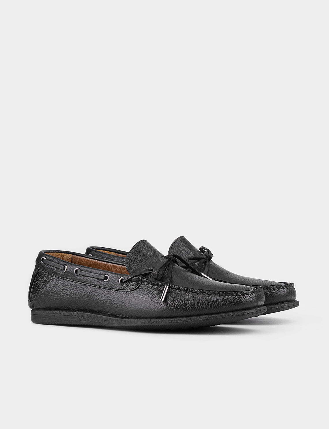 Cabani 531M492 Erkek %100 Hakiki Deri Sneaker Ayakkabı Siyah