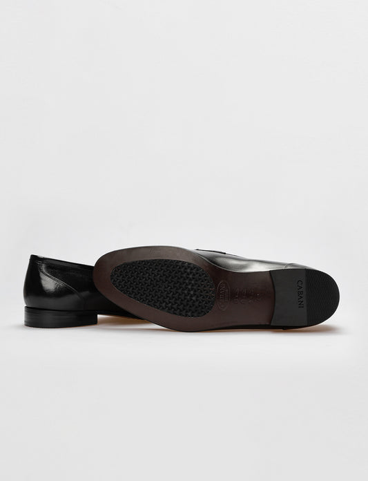 Cabani 7323 Erkek %100 Hakiki Deri Klasik Ayakkabı 01-466 Siyah