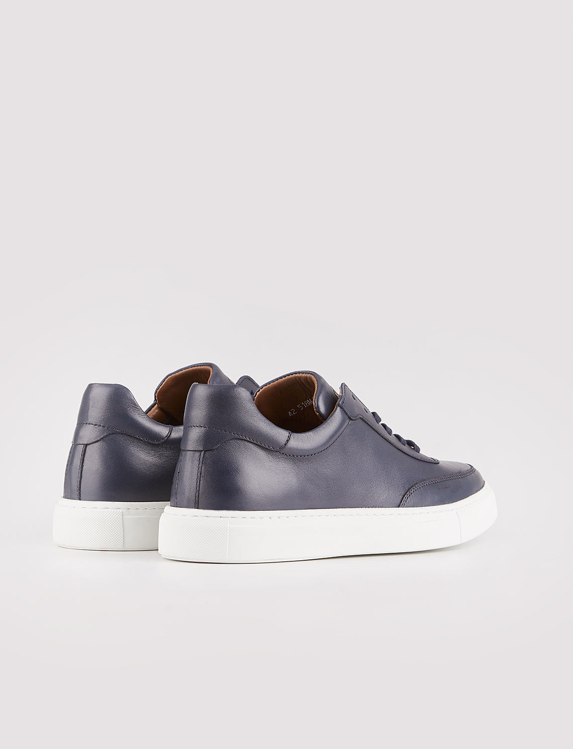 Cabani 518M1546 Erkek %100 Hakiki Deri Sneaker Ayakkabı Lacivert