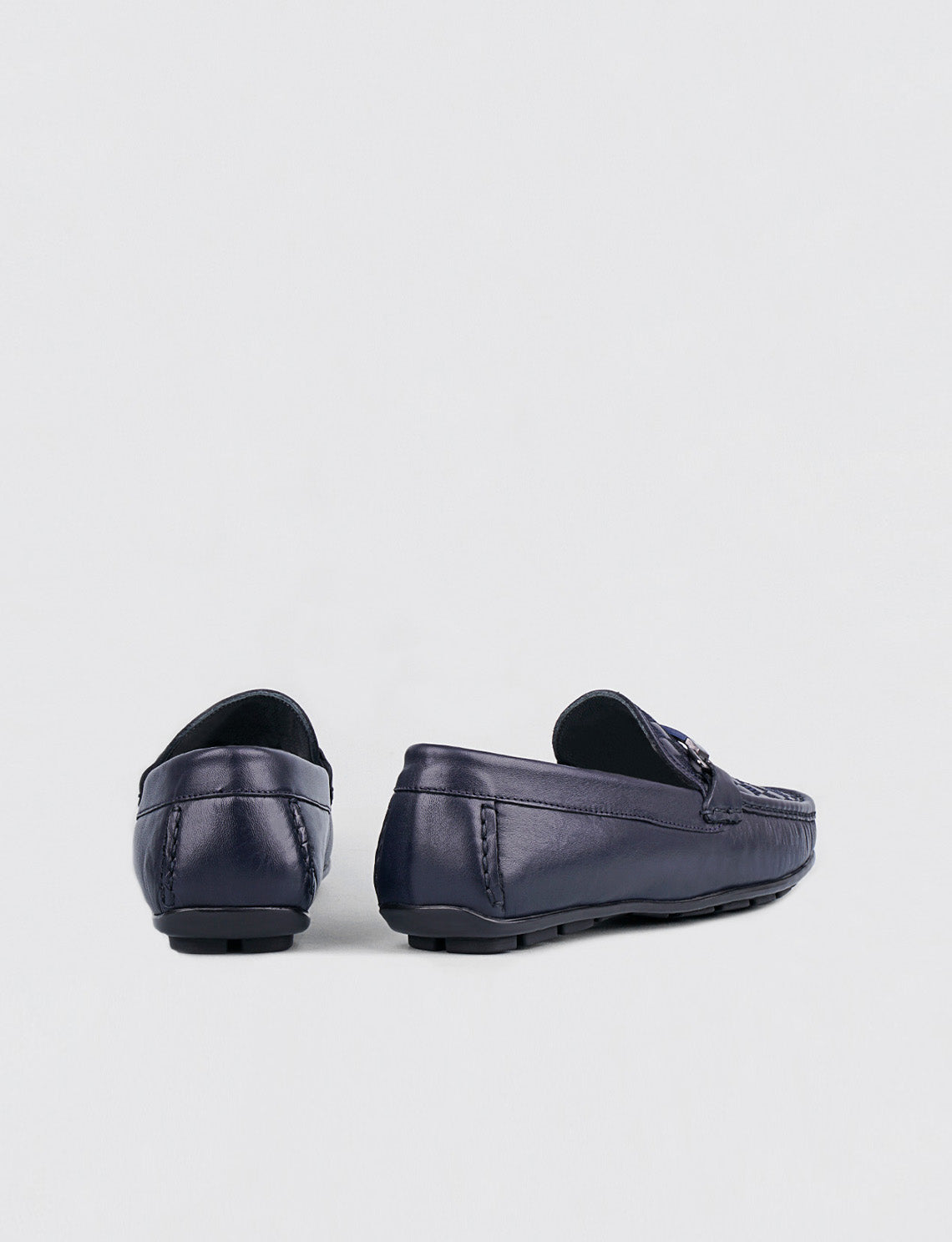 Cabani 010M5823F Erkek %100 Hakiki Deri Sneaker Ayakkabı 790 Lacivert Antik