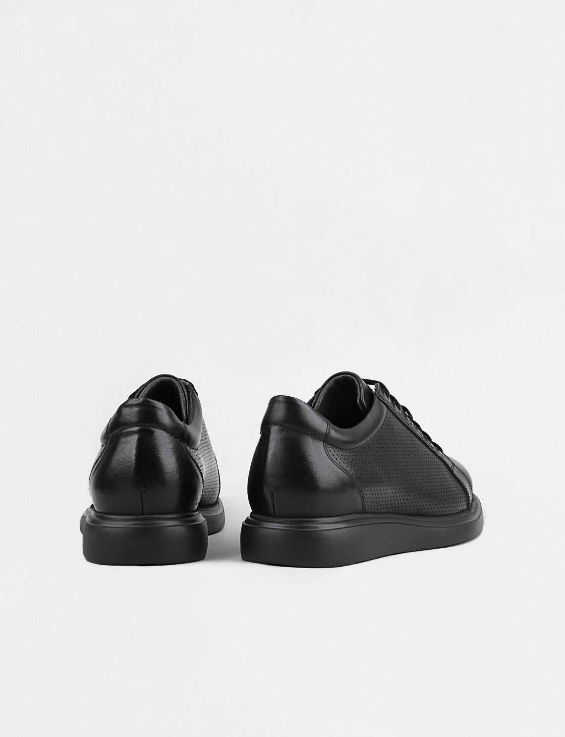 Cabani 114M995B Erkek %100 Hakiki Deri Sneaker Ayakkabı Siyah