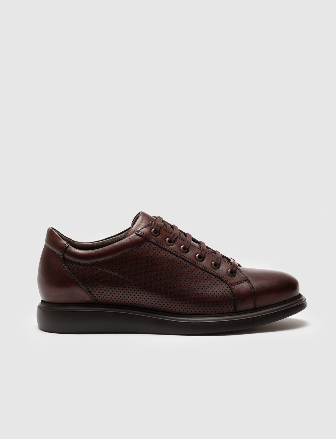 Cabani 114M995B Erkek %100 Hakiki Deri Sneaker Ayakkabı 691 Kahve Sannetta