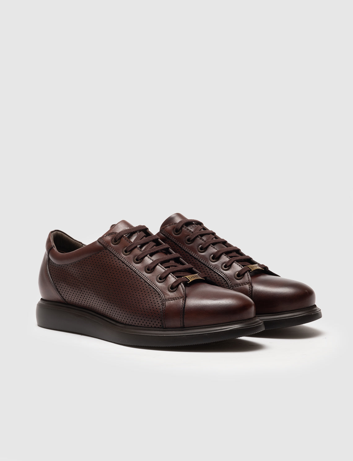 Cabani 114M995B Erkek %100 Hakiki Deri Sneaker Ayakkabı 691 Kahve Sannetta
