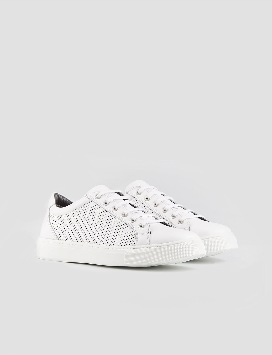 Cabani 518M995B Erkek %100 Hakiki Deri Sneaker Ayakkabı Beyaz