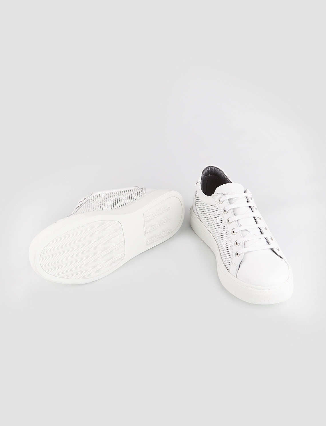 Cabani 518M995B Erkek %100 Hakiki Deri Sneaker Ayakkabı Beyaz