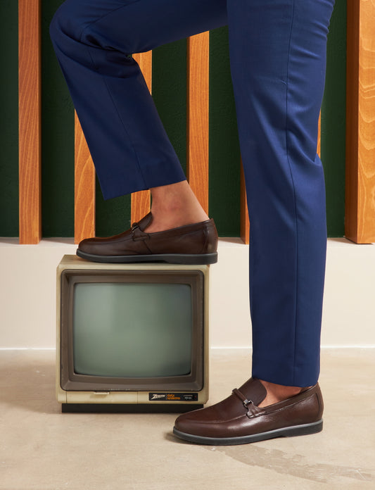 Cabani 534M1567 Erkek %100 Hakiki Deri Sneaker Ayakkabı 032 Kahve Napa-Kahve Delikli Napa