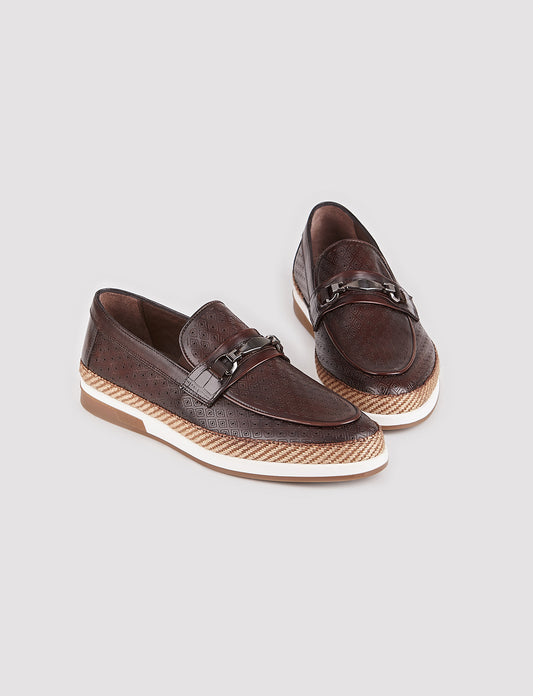 Cabani 3935 Erkek %100 Hakiki Deri Sneaker Ayakkabı Kahverengi