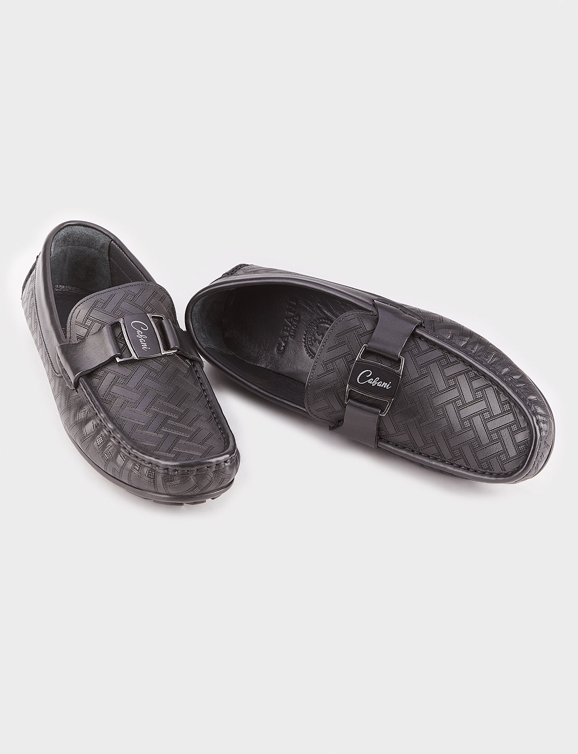 Cabani 010M6823A Erkek %100 Hakiki Deri Sneaker Ayakkabı Siyah