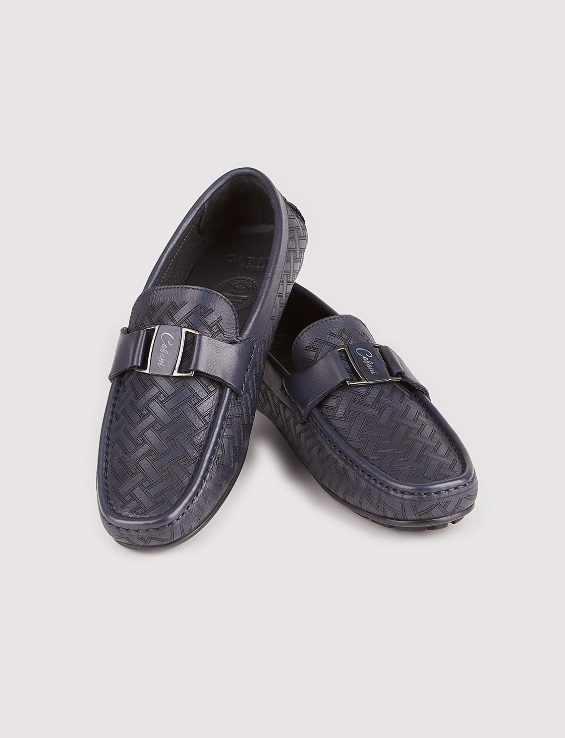 Cabani 010M6823A Erkek %100 Hakiki Deri Sneaker Ayakkabı Lacivert