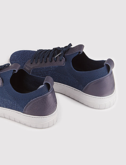 Cabani F-3 Erkek Tekstil Sneaker Ayakkabı İndigo Tekstil