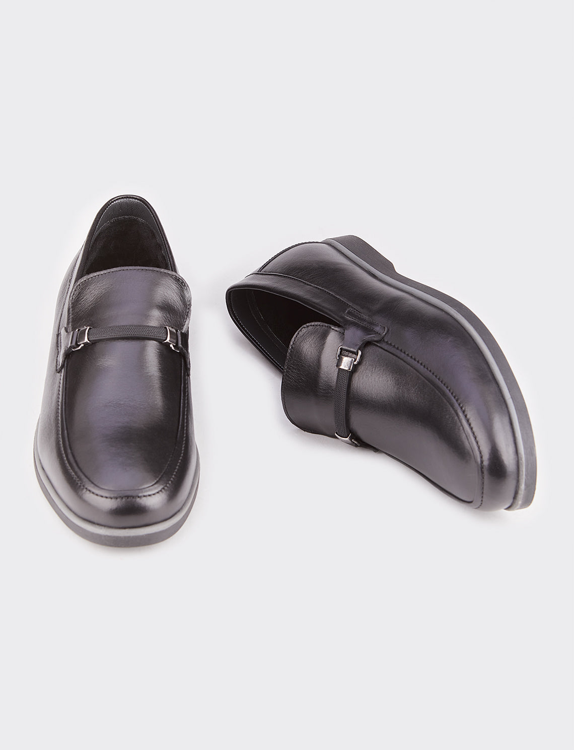 Cabani 534K1567 Erkek %100 Hakiki Deri Sneaker Ayakkabı Siyah