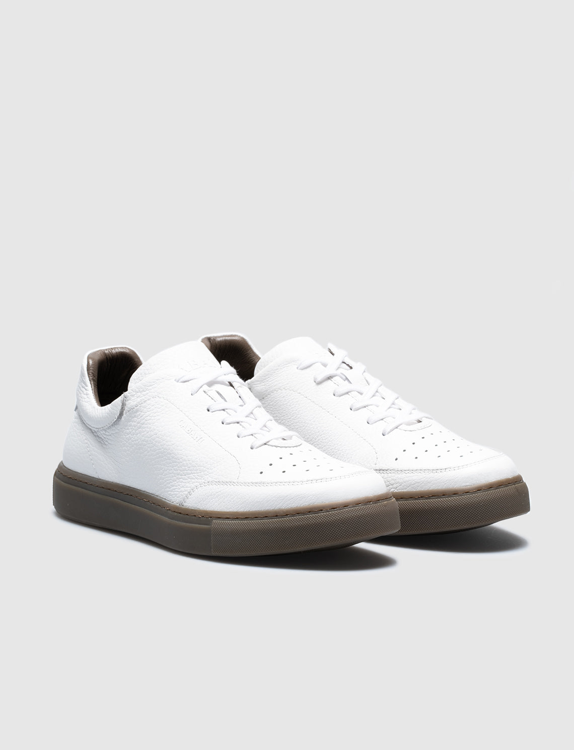 Cabani 518M1545B Erkek %100 Hakiki Deri Sneaker Ayakkabı Beyaz