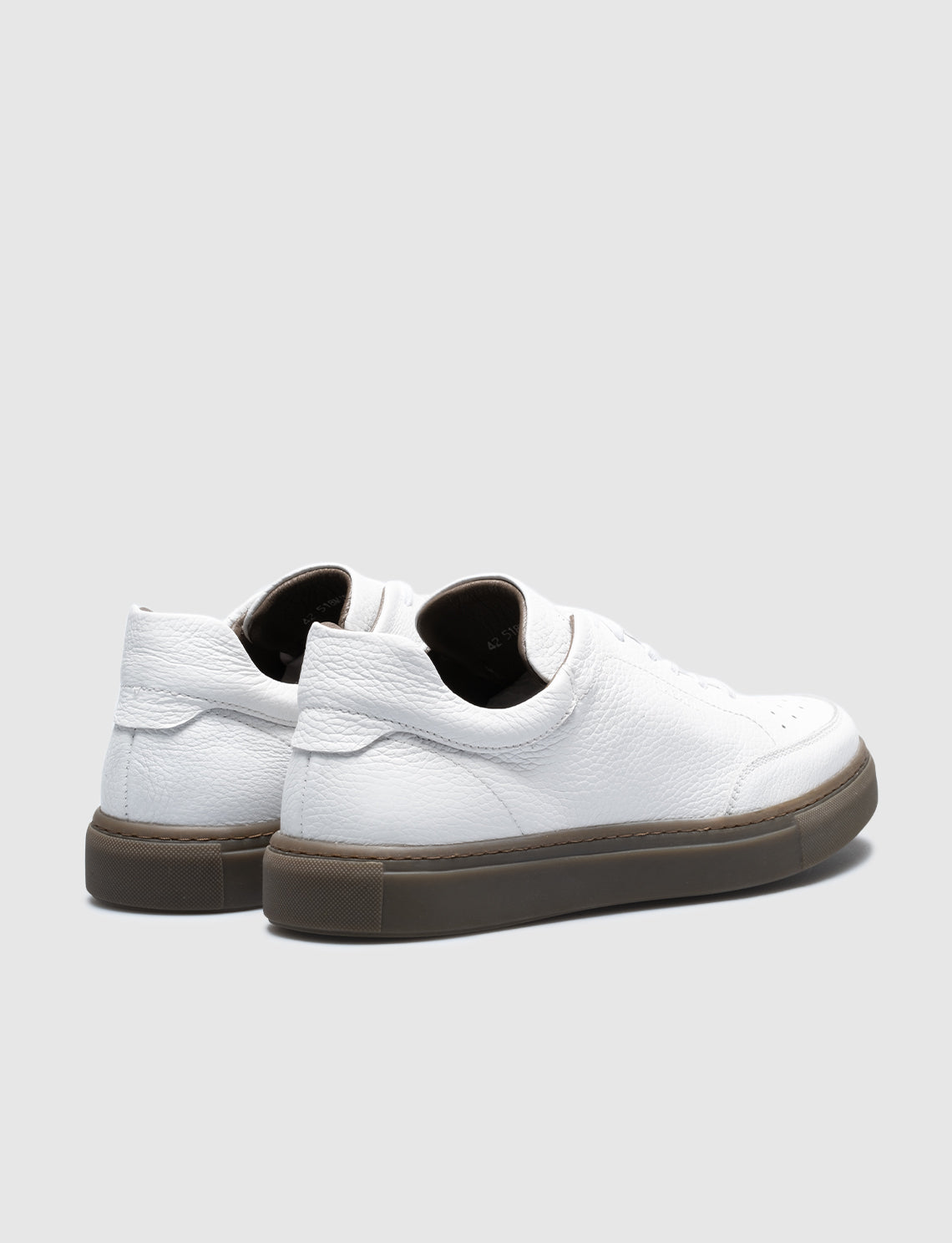 Cabani 518M1545B Erkek %100 Hakiki Deri Sneaker Ayakkabı Beyaz