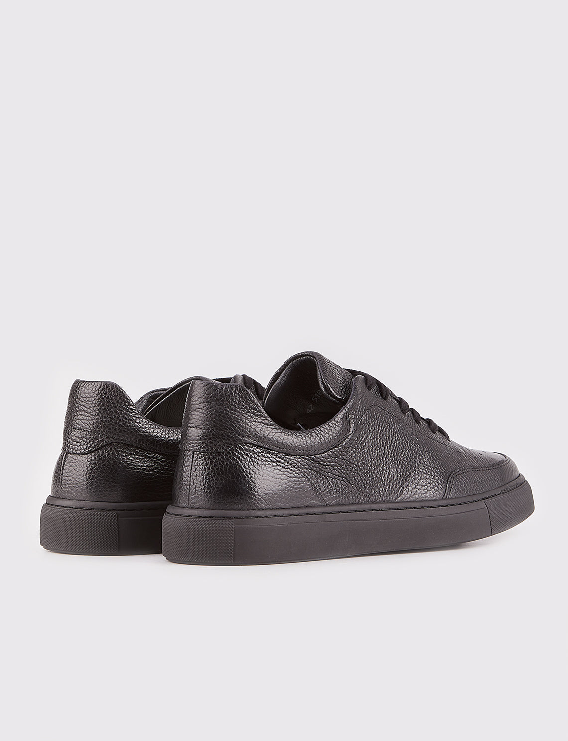 Cabani 518M1545B Erkek %100 Hakiki Deri Sneaker Ayakkabı Siyah