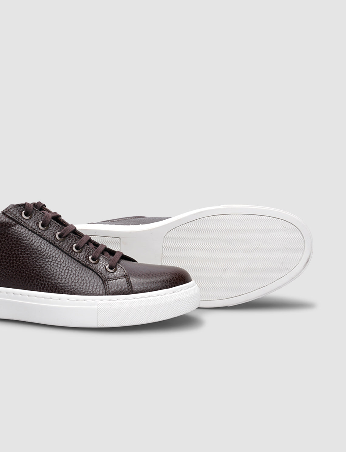 Cabani 518B995 Erkek %100 Hakiki Deri Sneaker Ayakkabı 327 Kahve Kırma Floter