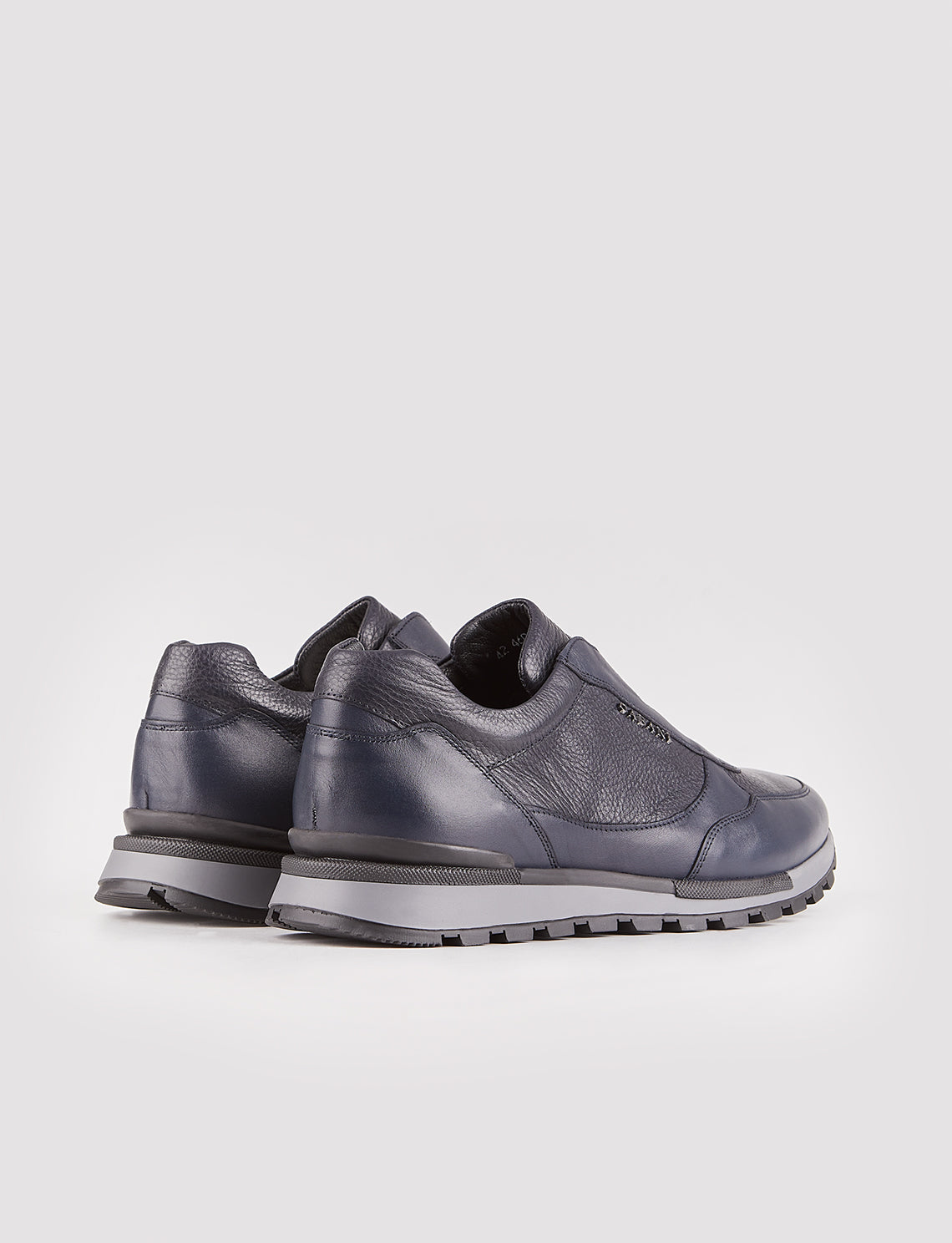 Cabani 460C1579 Erkek %100 Hakiki Deri Sneaker Ayakkabı Lacivert