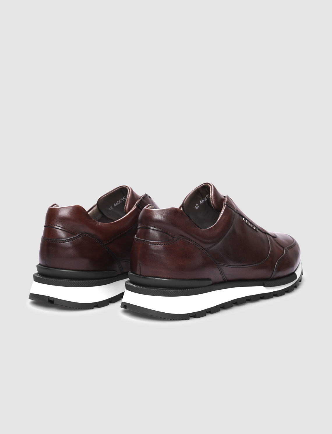 Cabani 460C1579 Erkek %100 Hakiki Deri Sneaker Ayakkabı Kahverengi