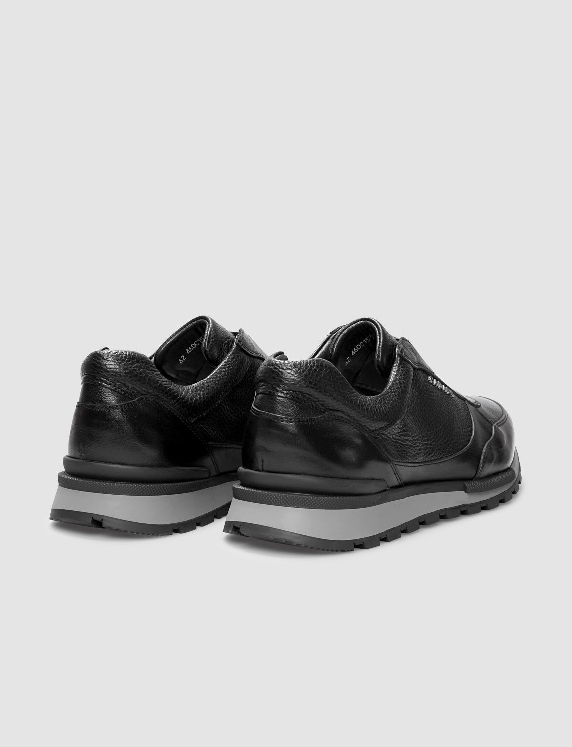 Cabani 460C1579 Erkek %100 Hakiki Deri Sneaker Ayakkabı Siyah