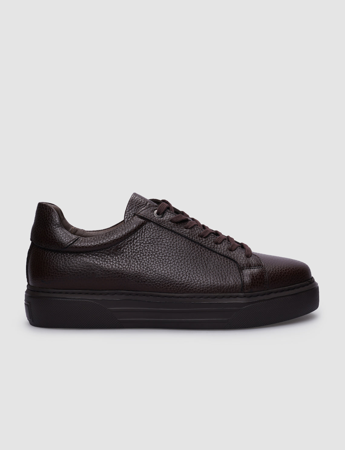 Cabani 509M1495 Erkek %100 Hakiki Deri Sneaker Ayakkabı 327 Kahve Kırma Floter
