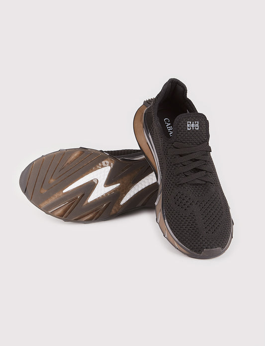 Cabani 21-M Erkek Tekstil Spor Ayakkabı Siyah