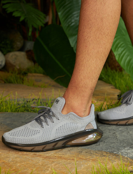 Cabani 21-M Erkek Tekstil Spor Ayakkabı Gri Tekstil