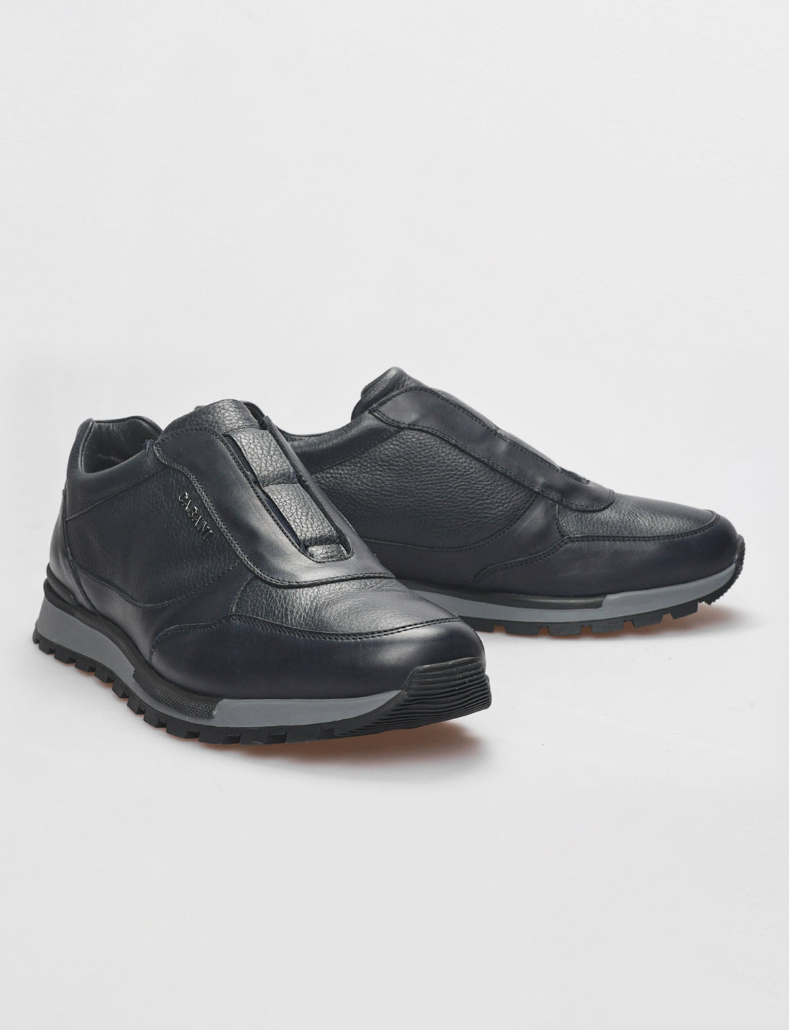 Cabani 460K1579 Erkek %100 Hakiki Deri Sneaker Ayakkabı Lacivert