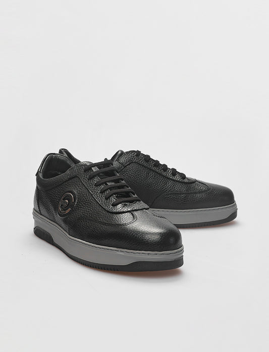 Cabani 508K1571 Erkek %100 Hakiki Deri Sneaker Ayakkabı Siyah