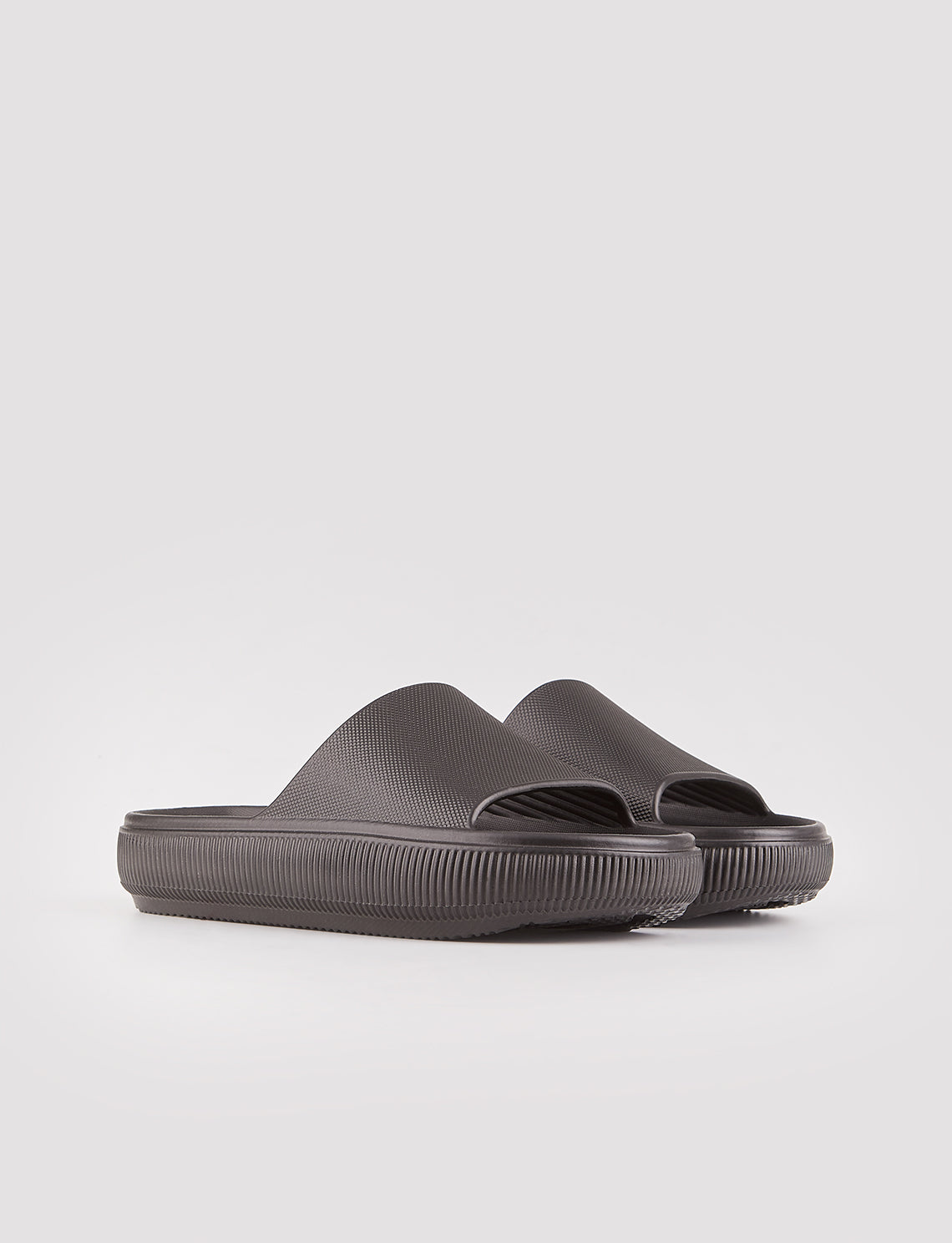 CEOX EZ0094.01 Kadın Vegan Deri Günlük Terlik Siyah-pu