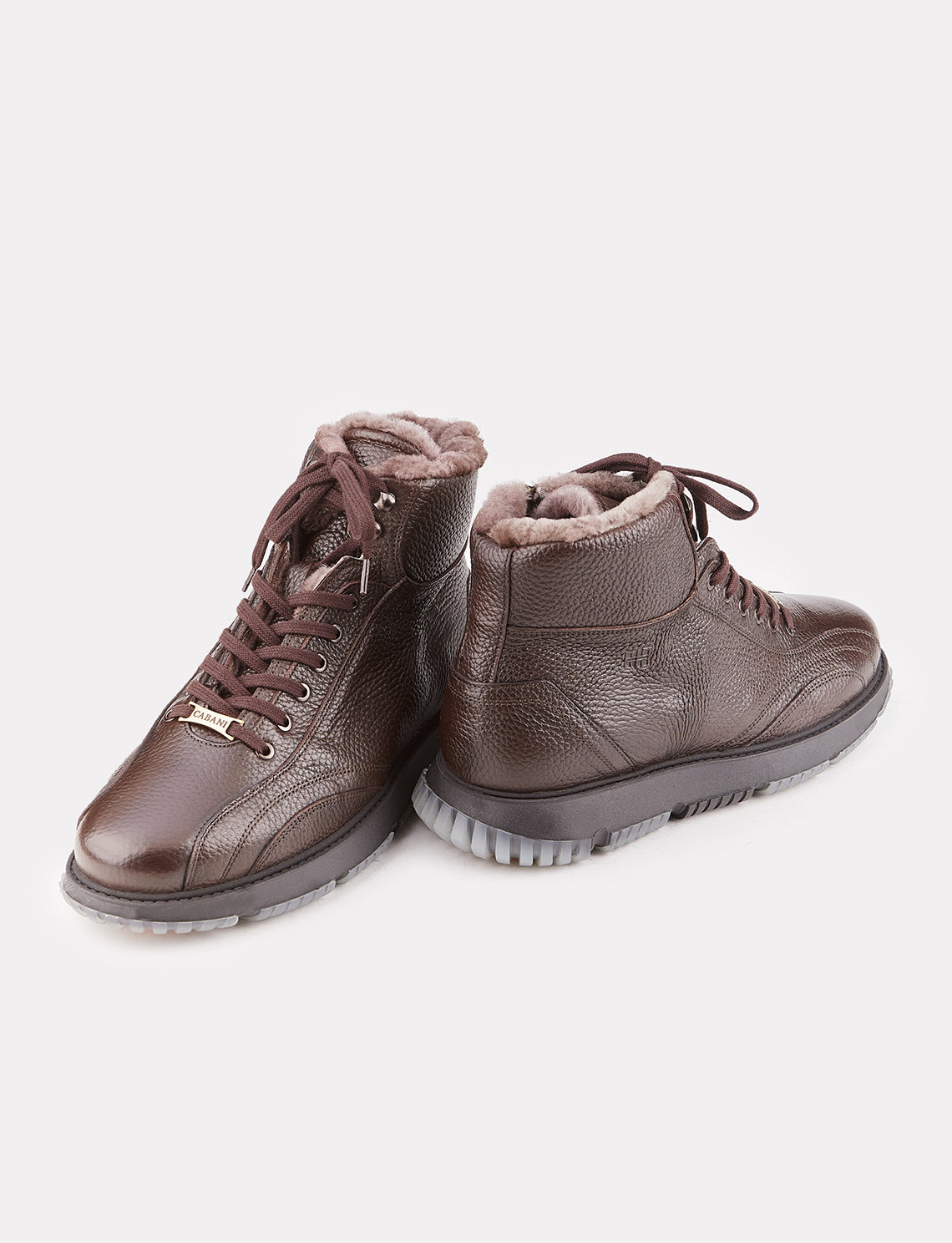 Cabani 533K528 Erkek %100 Hakiki Deri Loafer Bot Kahverengi