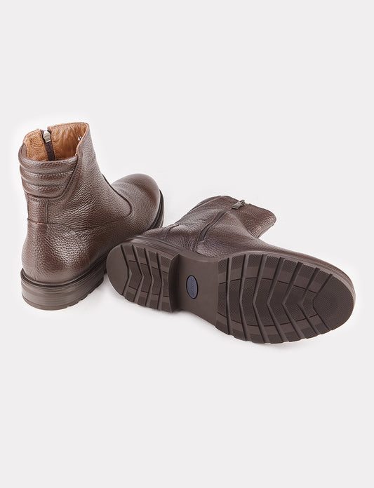 Cabani 546E721 Erkek %100 Hakiki Deri Loafer Bot Kahverengi