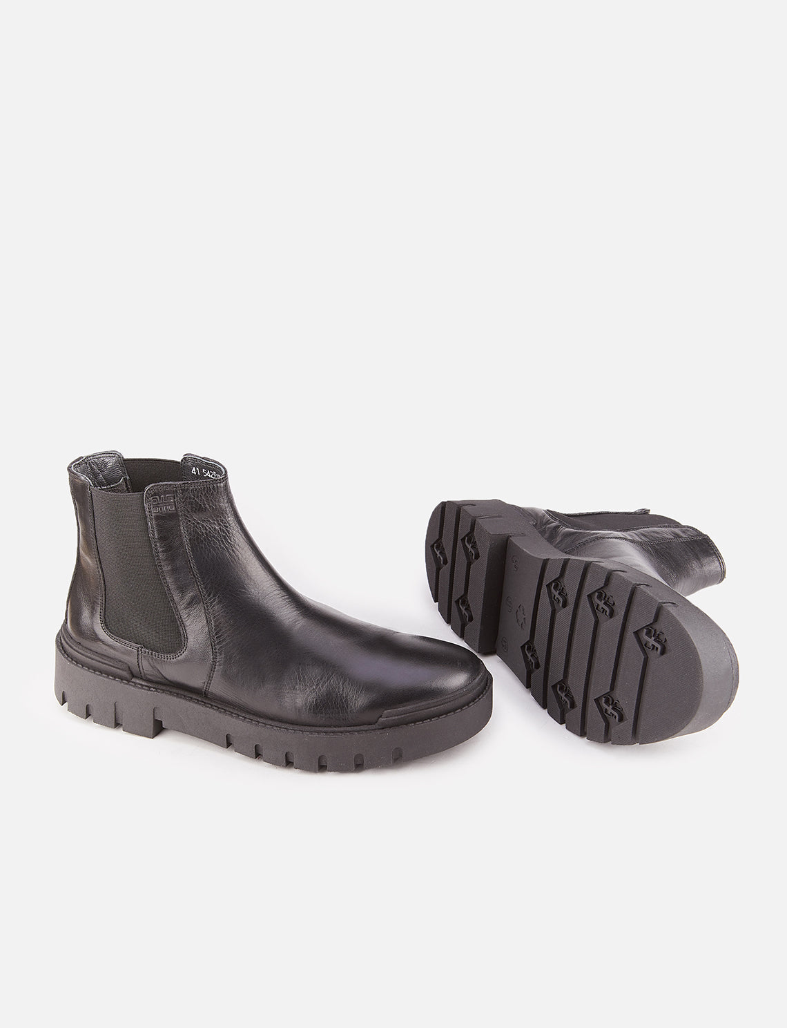 Cabani 542E1595 Erkek %100 Hakiki Deri Loafer Bot Siyah