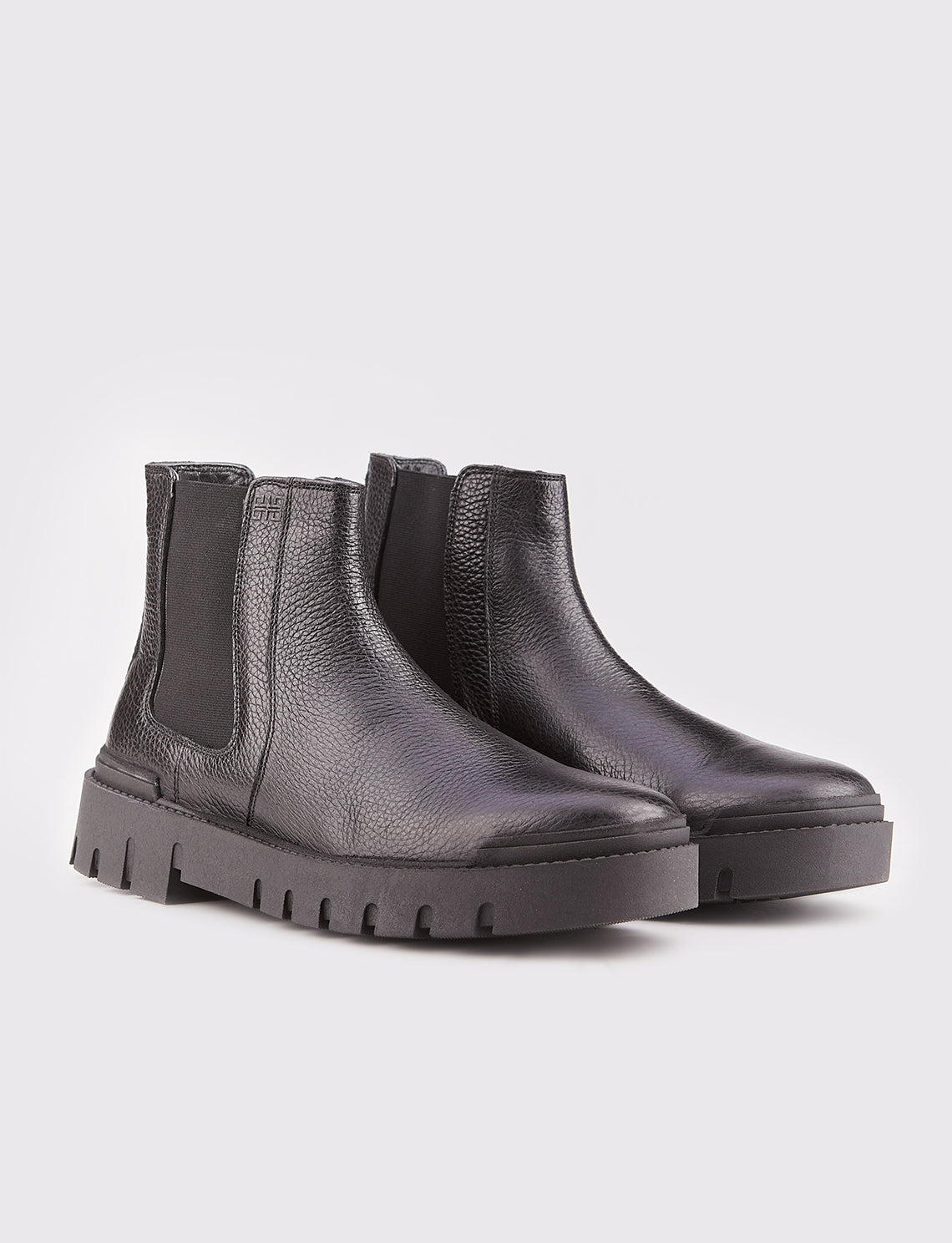 Cabani 542E1595 Erkek %100 Hakiki Deri Loafer Bot 426 Siyah Kırma