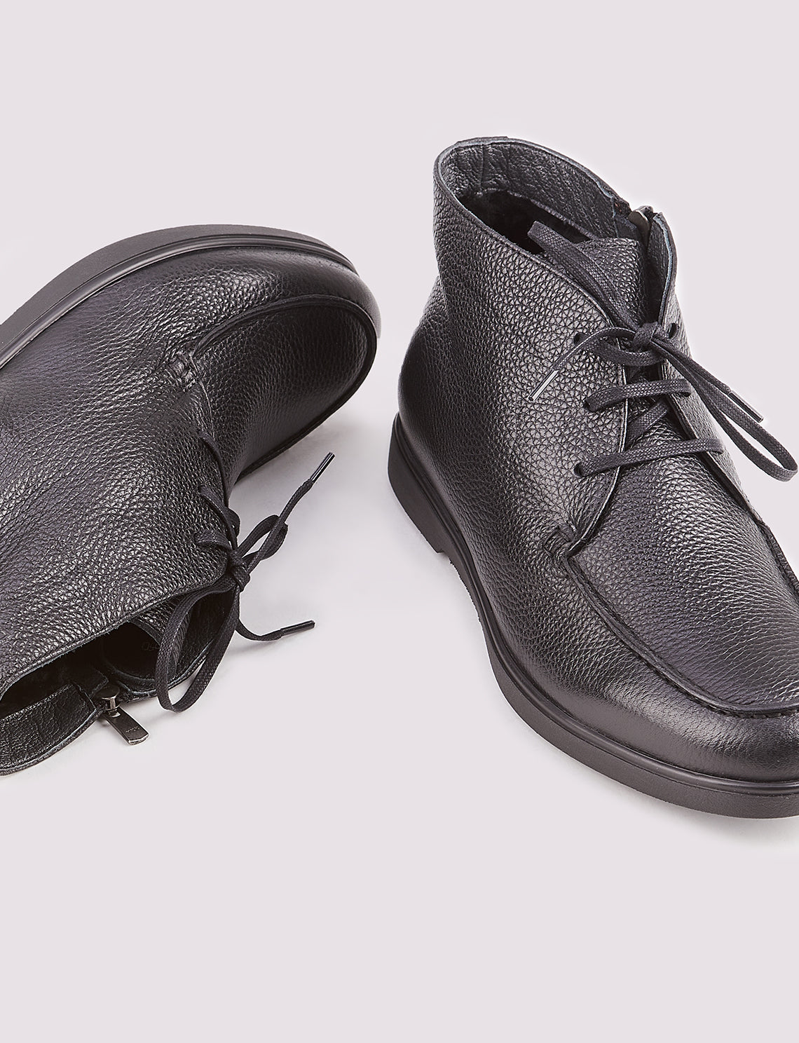 Cabani 512K1606 Erkek %100 Hakiki Deri Loafer Bot Siyah