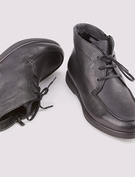 Cabani 512K1606 Erkek %100 Hakiki Deri Loafer Bot 432 Siyah Geyik