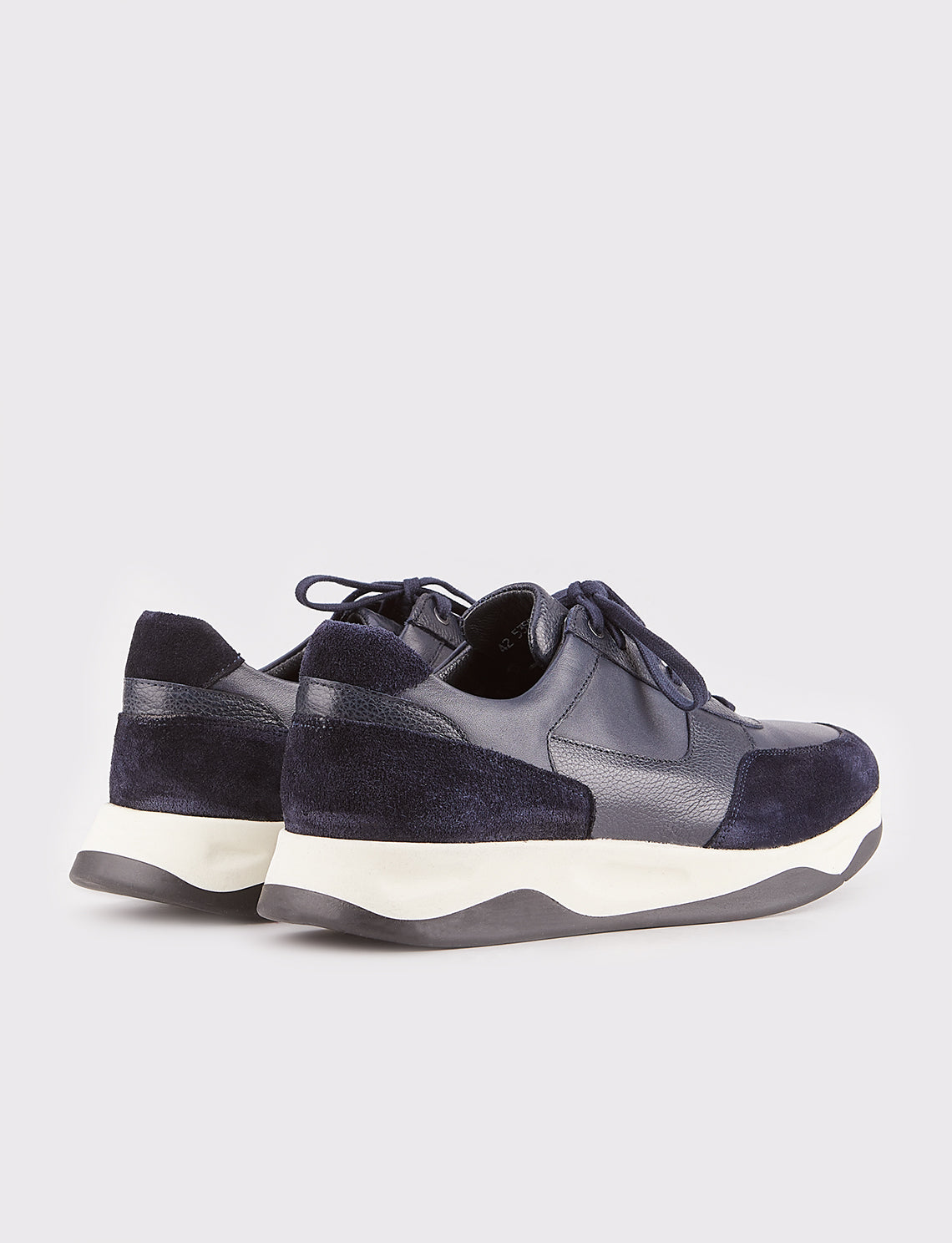 Cabani 535K1577 Erkek %100 Hakiki Deri Sneaker Ayakkabı 1184 Laci Süet-Laci ufak kırma-Laci napa