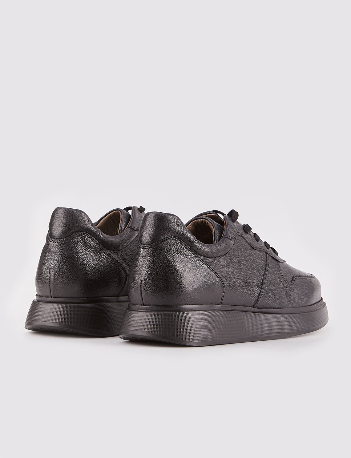 Cabani 544M1521 Erkek %100 Hakiki Deri Sneaker Ayakkabı Siyah