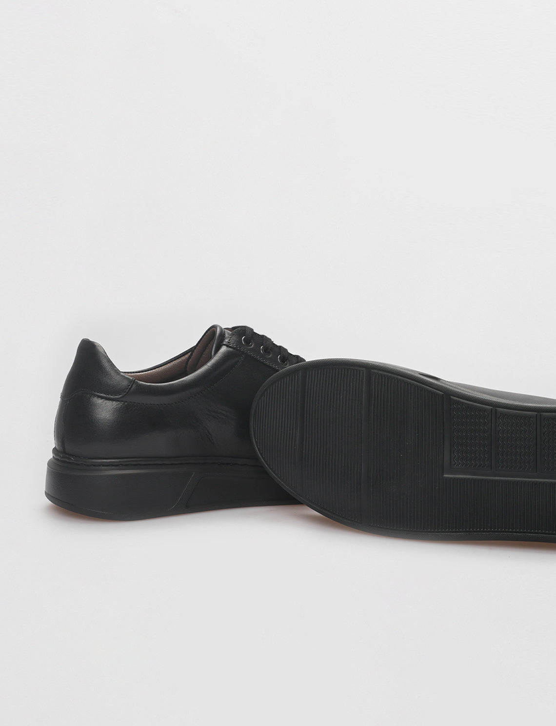 Cabani 539M1596 Erkek %100 Hakiki Deri Sneaker Ayakkabı Siyah