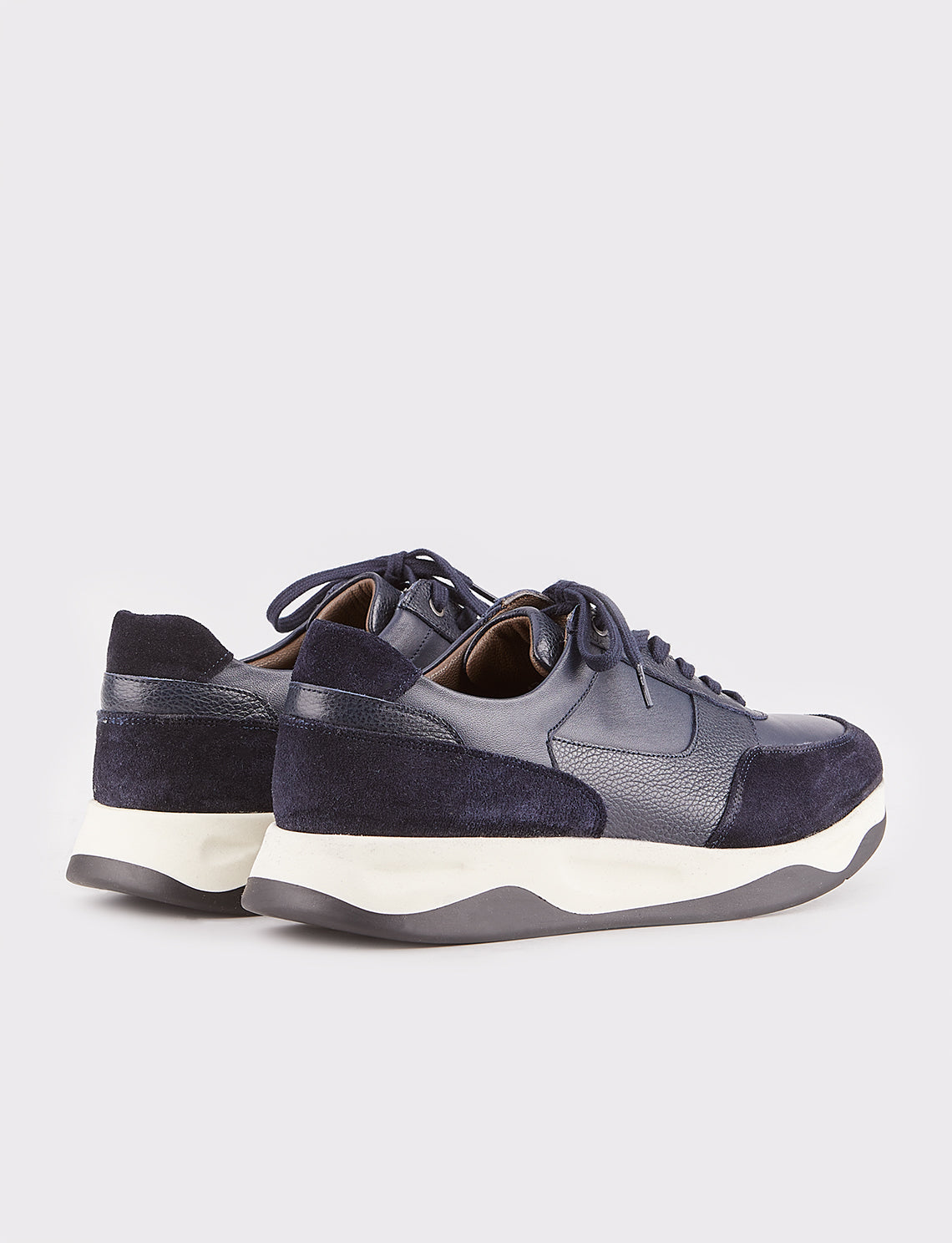 Cabani 535M1577 Erkek %100 Hakiki Deri Sneaker Ayakkabı 1184 Laci Süet-Laci ufak kırma-Laci napa