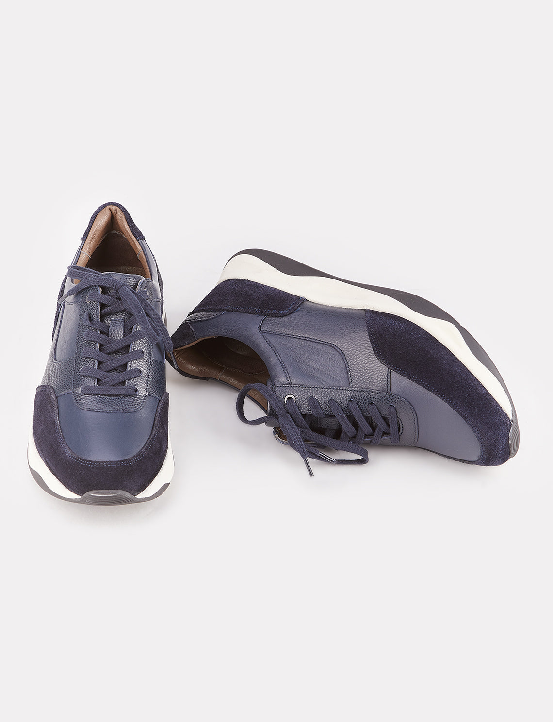 Cabani 535M1577 Erkek %100 Hakiki Deri Sneaker Ayakkabı 1184 Laci Süet-Laci ufak kırma-Laci napa