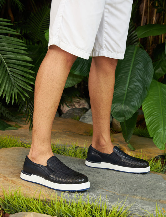 Cabani 18-296 Erkek %100 Hakiki Deri Günlük Ayakkabı Lacivert