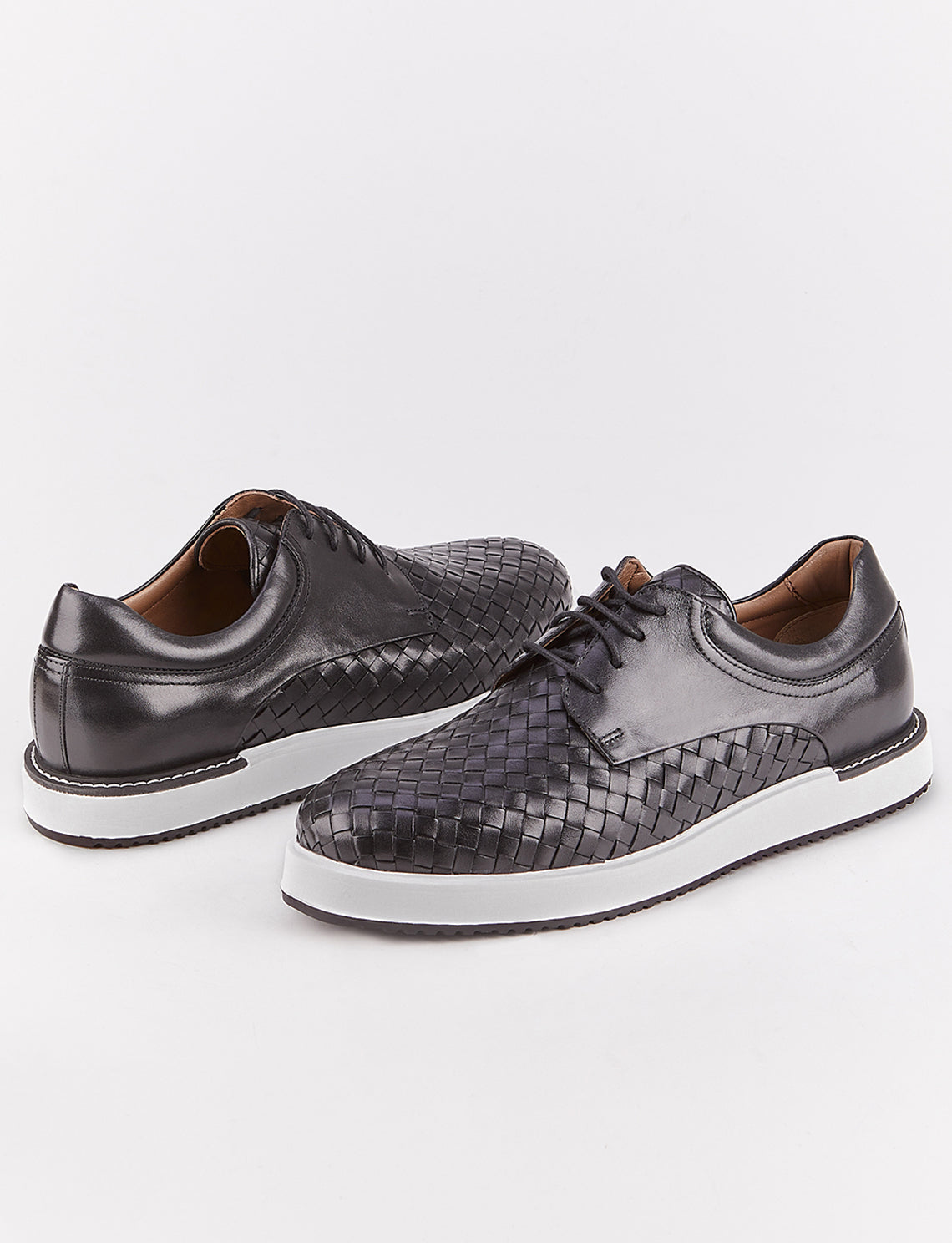 Cabani 18-295 Erkek %100 Hakiki Deri Günlük Ayakkabı Siyah