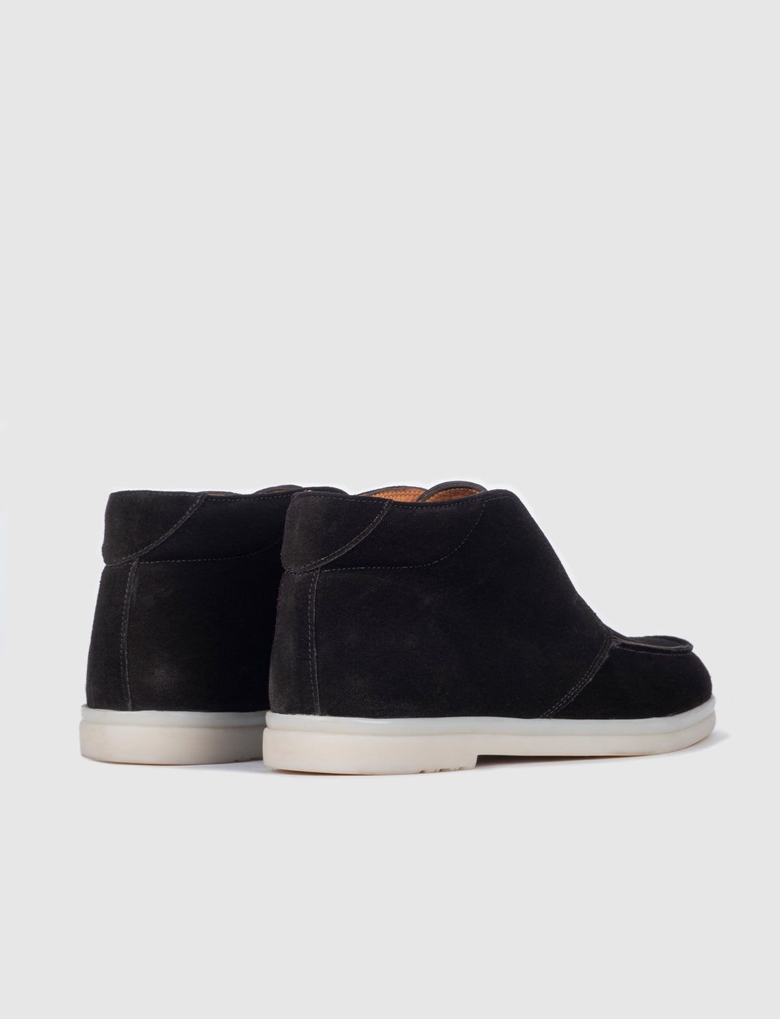 Cabani 6000 Erkek Süet Hakiki Deri Loafer Bot 615 Siyah Süet