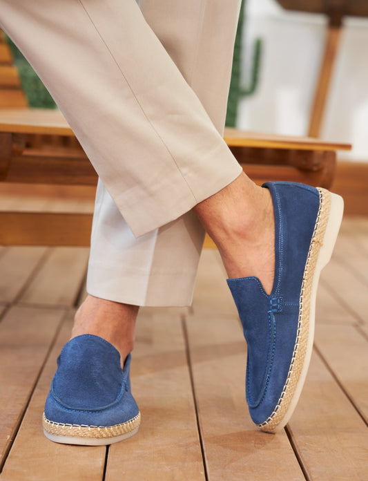 Cabani 31001 Erkek %100 Hakiki Deri Günlük Ayakkabı Mavi