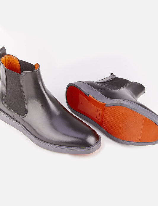 Cabani 34104 Erkek %100 Hakiki Deri Günlük Bot Siyah Antik